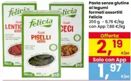 Interspar Pasta senza glutine ai legumi Felicia offerta