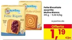 Interspar Fette Biscottate assortite Mulino Bianco offerta