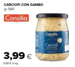 Oasi Consilia carciofi con gambo offerta