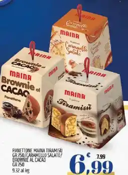 Ard Discount Panettone maina tiramisu /caramello salato/ brownie al cacao offerta