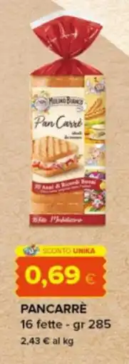 Oasi PANCARRE 16 fette offerta