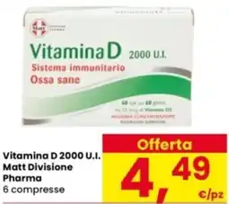 Interspar Vitamina D 2000 U.I. Matt Divisione Pharma offerta