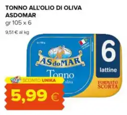 Oasi Tonno all'olio di oliva ASDOMAR offerta