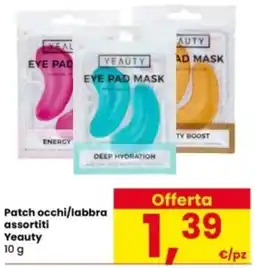 Interspar Patch occhi/labbra assortiti Yeauty offerta