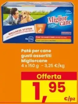 Interspar Paté per cane Migliorcane offerta