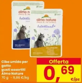 Interspar Cibo umido per gatto Almo Nature offerta