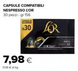 Oasi Capsule compatibili NESPRESSO L'OR offerta