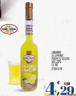 Ard Discount Liquore di limone TERRE E TESORI VOL22% offerta