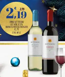 Ard Discount Vino settesoli igt vol.12.5% bianco/rosso/rosato offerta