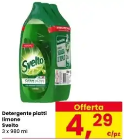 Interspar Detergente piatti limone Svelto offerta