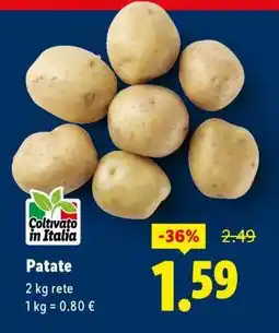 Lidl Patate offerta