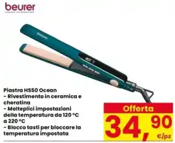 Interspar beurer Piastra HS50 Ocean offerta