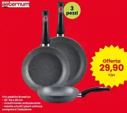 Interspar aeternum Tris padelle Brooklyn offerta