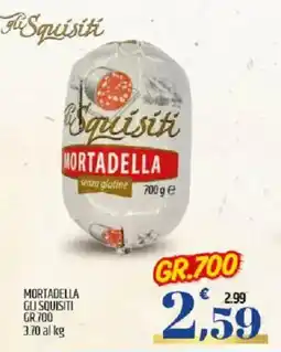 Ard Discount Mortadella GLI SQUISITI offerta