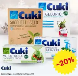 Interspar Cuki Sacchetti gelo modelli e formati assortiti offerta