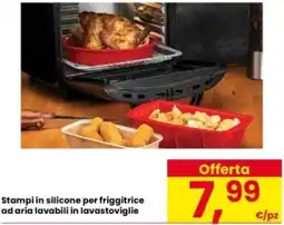 Interspar Stampi in silicone per friggitrice ad aria lavabili in lavastoviglie offerta
