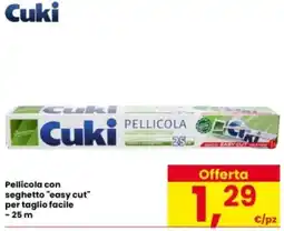 Interspar Cuki Pellicola con seghetto "easy cut" per taglio facile offerta