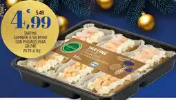 Ard Discount Tartine gamberi e salmone con philadelphia offerta