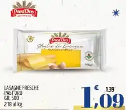 Ard Discount Lasagne fresche PAS'TORO offerta