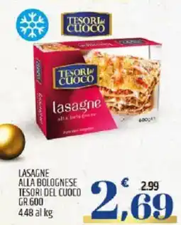 Ard Discount Lasagne alla bolognese TESORI DEL CUOCO offerta