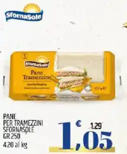 Ard Discount Pane per tramezzini SFORNASOLE offerta