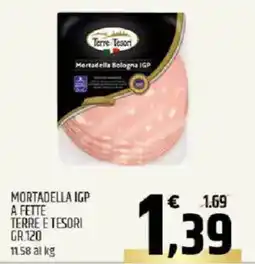 Ard Discount Mortadella igp a fette TERRE E TESORI offerta