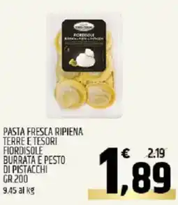 Ard Discount Pasta fresca ripiena terre e tesori fiordisole burrata e pesto di pistacchi offerta