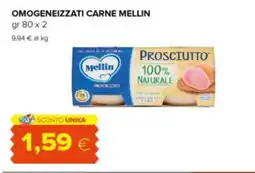 Oasi Omogeneizzati carne MELLIN offerta
