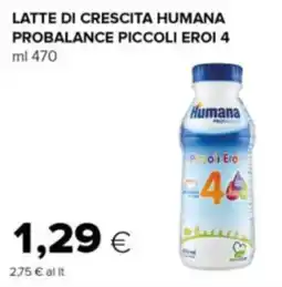 Oasi Latte di crescita humana probalance piccoli eroi 4 offerta