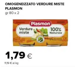 Oasi Omogeneizzato verdure miste PLASMON offerta