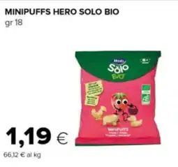 Oasi Minipuffs hero solo bio offerta
