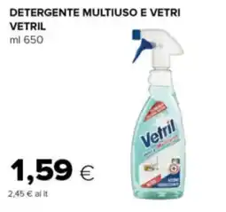 Oasi Detergente multiuso e vetri VETRIL offerta