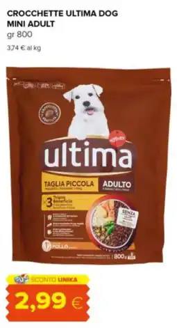 Oasi Crocchette ultima dog mini adult offerta