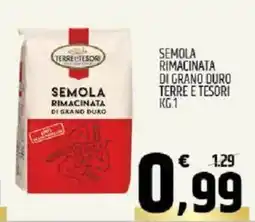 Ard Discount Semola rimacinata di grano duro TERRE E TESORI offerta