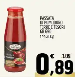 Ard Discount Passata di pomodoro TERRE E TESORI offerta