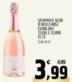 Ard Discount Spumante nero d'avola rose extra dry TERRE E TESORI offerta
