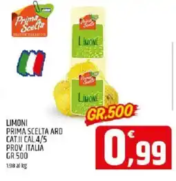 Ard Discount Limoni prima scelta ard cat ii cal.4/5 prov. italia offerta