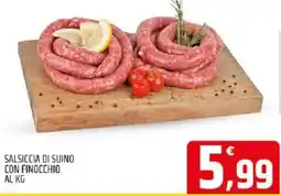 Ard Discount Salsiccia di suino con finocchio offerta