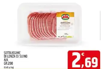Ard Discount Sottilissime di lonza di suino AIA offerta