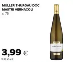 Oasi Muller thurgau doc mastri vernacoli offerta