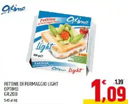 Ard Discount Fettine di formaggio light OPTIMO offerta