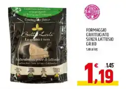 Ard Discount Formaggio grattugiato senza lattosio offerta