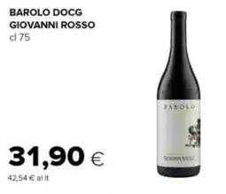 Oasi Barolo docg giovanni rosso offerta