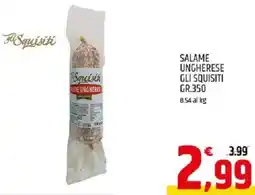 Ard Discount Salame ungherese GLI SQUISITI offerta
