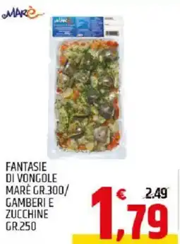 Ard Discount Fantasie di vongole marè / gamberi e zucchine MARE offerta