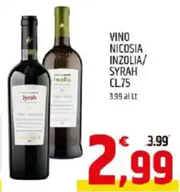 Ard Discount Vino nicosia INZOLIA/ SYRAH offerta