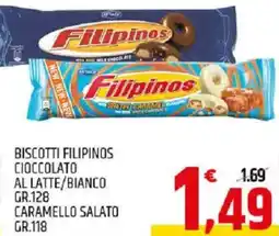 Ard Discount Biscotti filipinos cioccolato al latte/bianco caramello salato offerta
