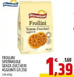 Ard Discount Frollini sfornasole senza zuccheri aggiunti offerta