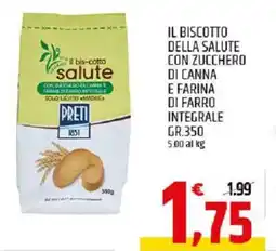 Ard Discount Il biscotto della salute con zucchero di canna e farina di farro integrale offerta