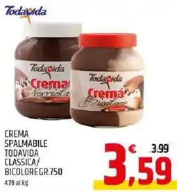 Ard Discount Crema spalmabile todavida classica/ bicolore offerta